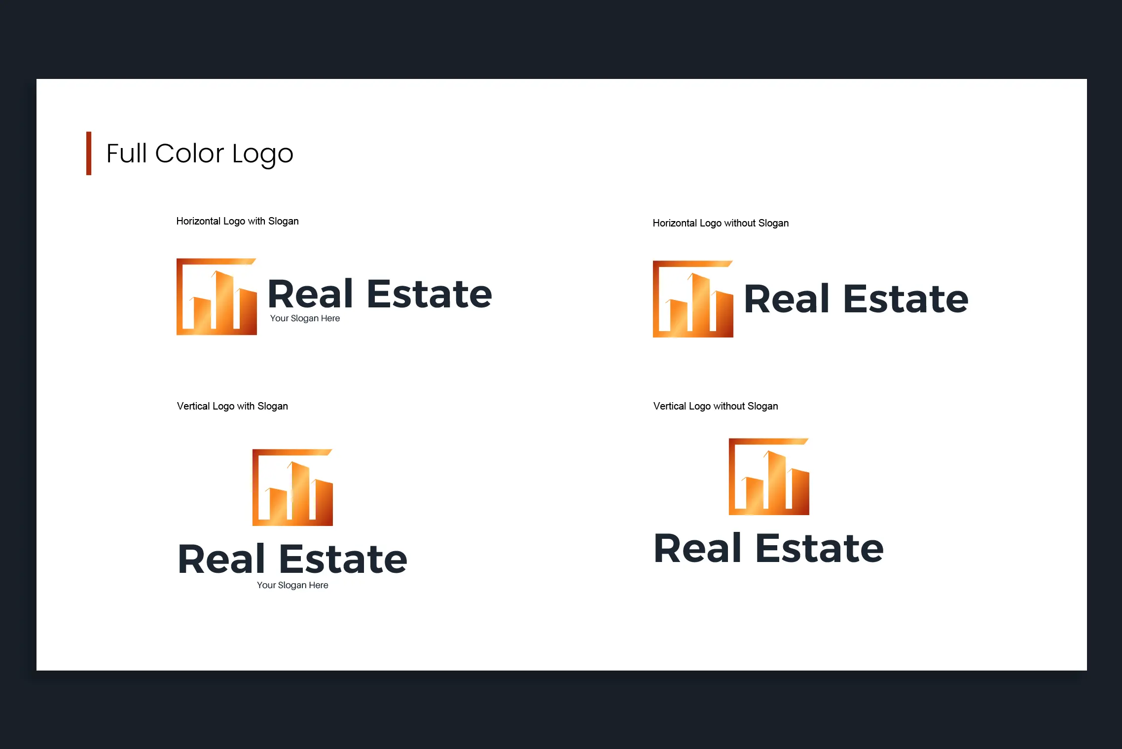 Real Estate Full Color Logo