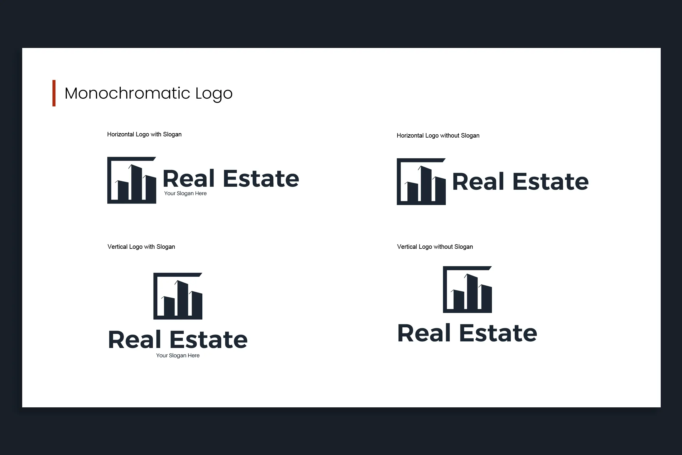 Real Estate Monochromatic